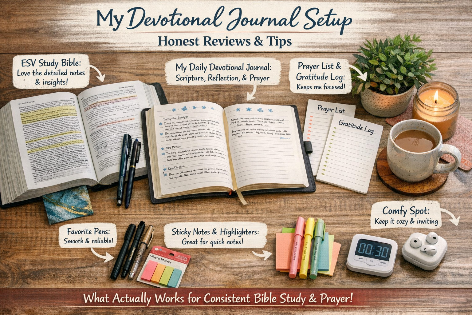 My Devotional Journal Setup: What Actually Works (After 6 Months of Testing)